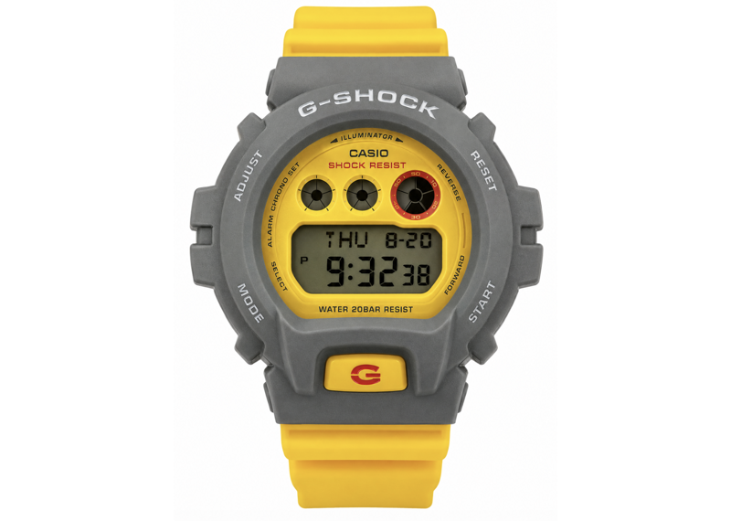 G SHOCK KIDS GREY YELLOW WATCH
