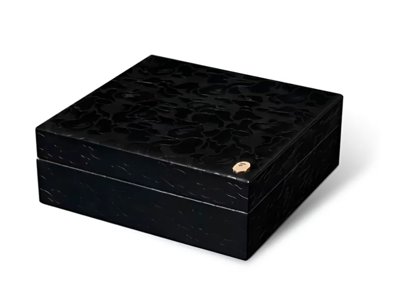 BAPE CAMOUFLAUGE WATCH BOX BLACK