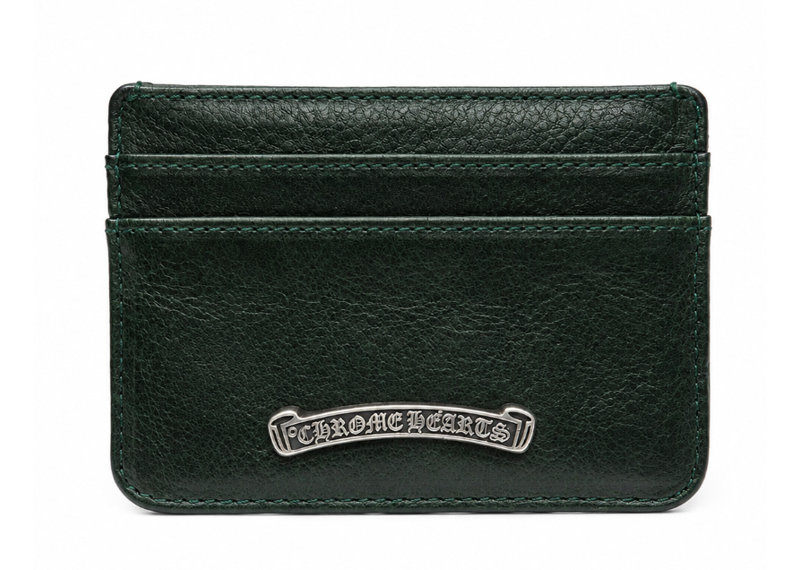 CHROME HEARTS FOREST GREEN CARD HOLDER