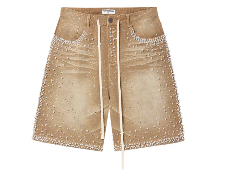 Vale Forever Sand Storm Jorts Tan