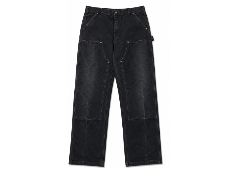 CARHARTT VINTAGE DOUBLE KNEE BLACK