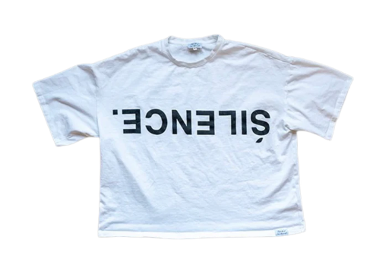 ONYX APPARAL ORIGINAL SILENCE. TEE IN WHITE
