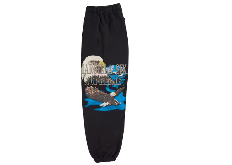 Supreme MM6 Maison Margiela Eagle Sweatpant Black