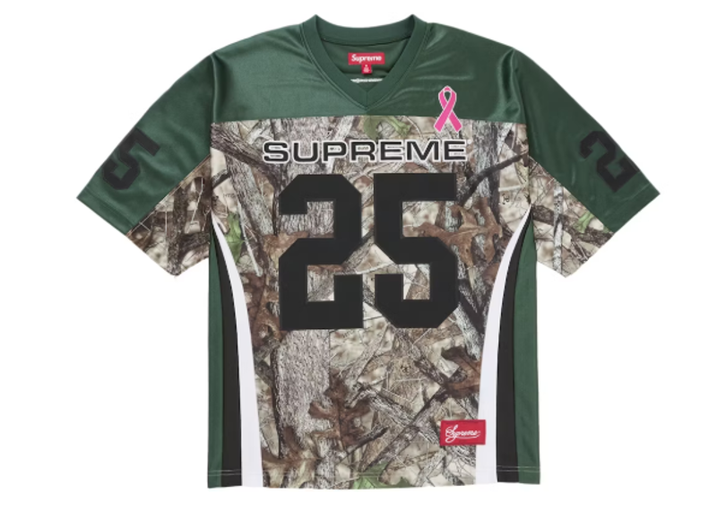 Supreme Breast Cancer Awareness Football Jersey Green