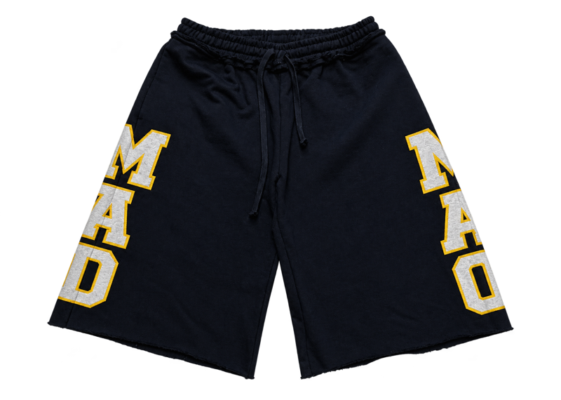 MAD STUDIOS AUNT MADDY BLACK 3/4TH SHORTS