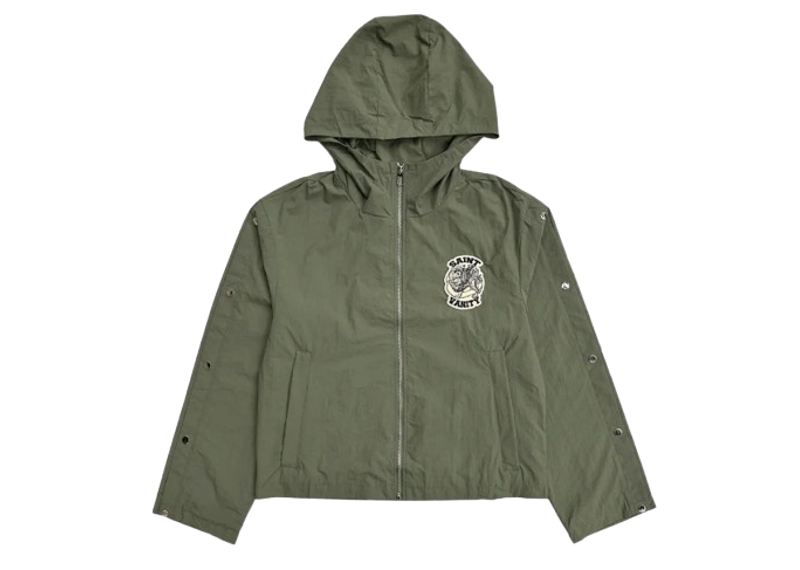 Saint Vanity Nylon Jacket Army Green