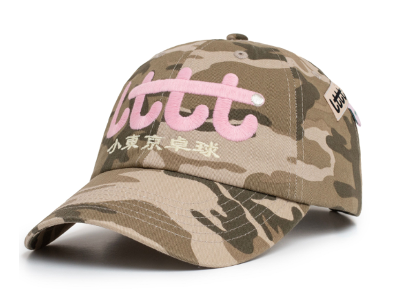 Little Tokyo Table Tennis Pink Camo Ball Cap