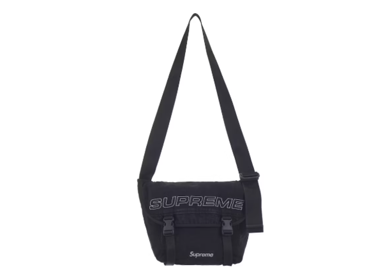 Supreme Denim Messenger Bag Black