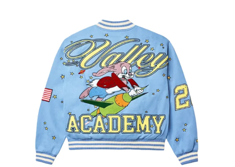 Vale Forever Skyhigh Varsity Jacket Blue