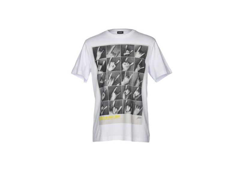 Diesel T Shirt  Hands Display