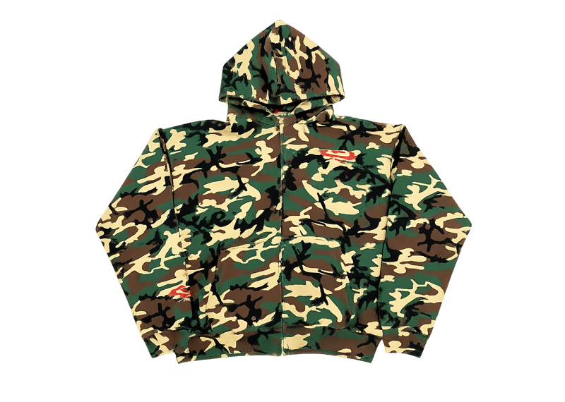 Garciago Zip Up Hoodie Camo