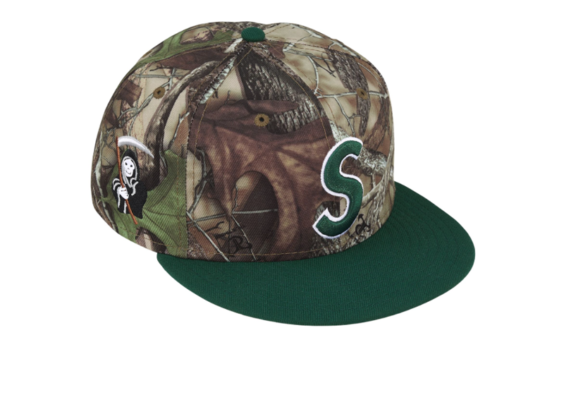 supreme reaper s logo new era cap - green