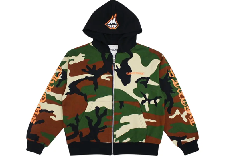Matty Boy Chrome Hearts Camo Zip