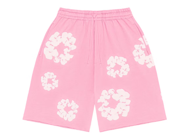 Denim Tears The Cotton Wreath Shorts Pink