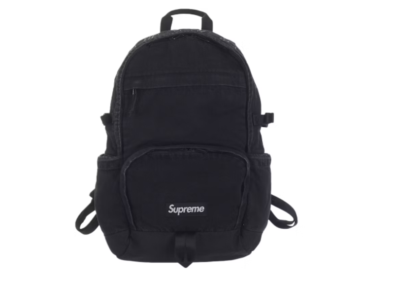 Supreme Denim Backpack Black