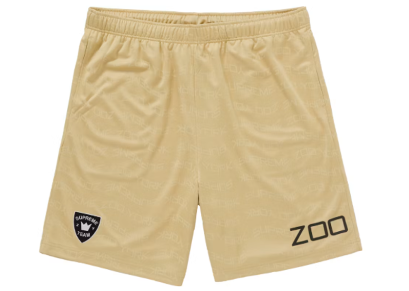 Supreme Zoo York Soccer Short Light Yellow