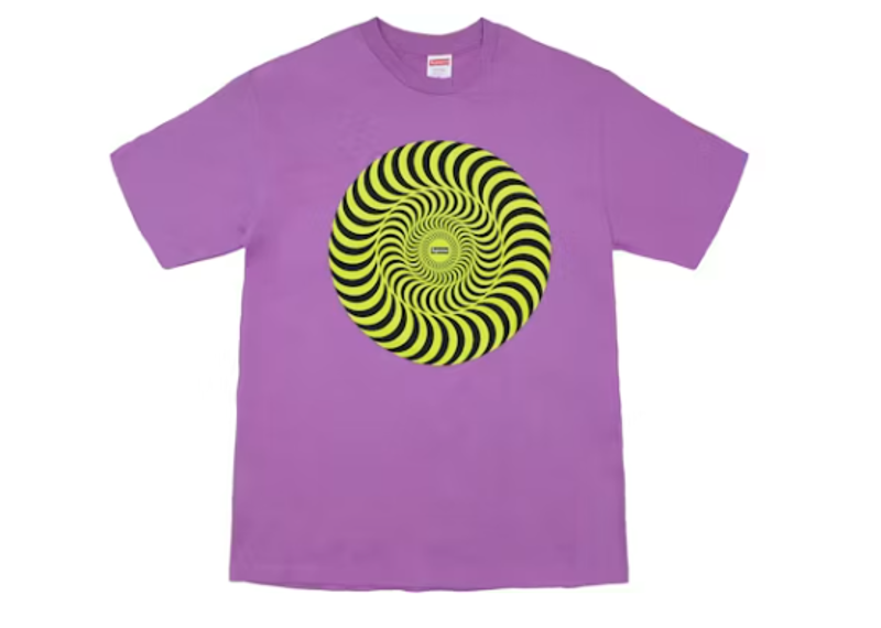 Supreme Spitfire Classic Swirl T-shirt Light Purple