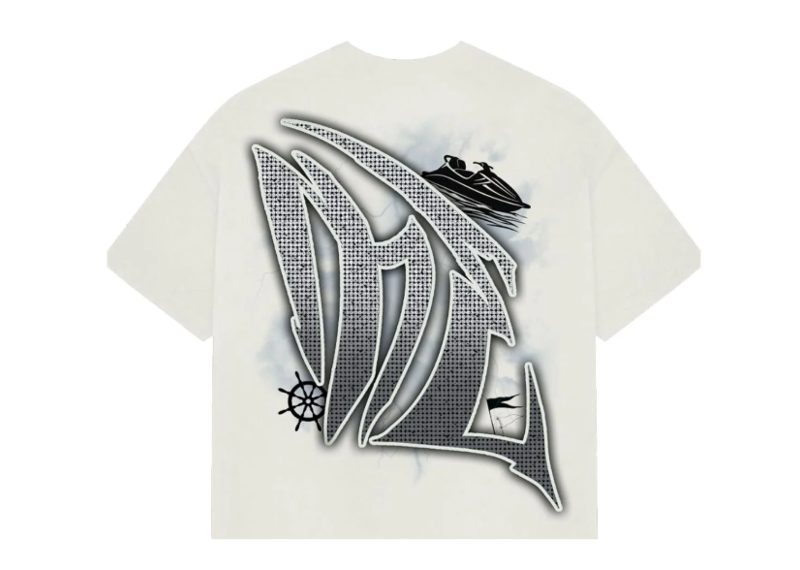 Mixed Emotion Cream Jetski Rhinestone