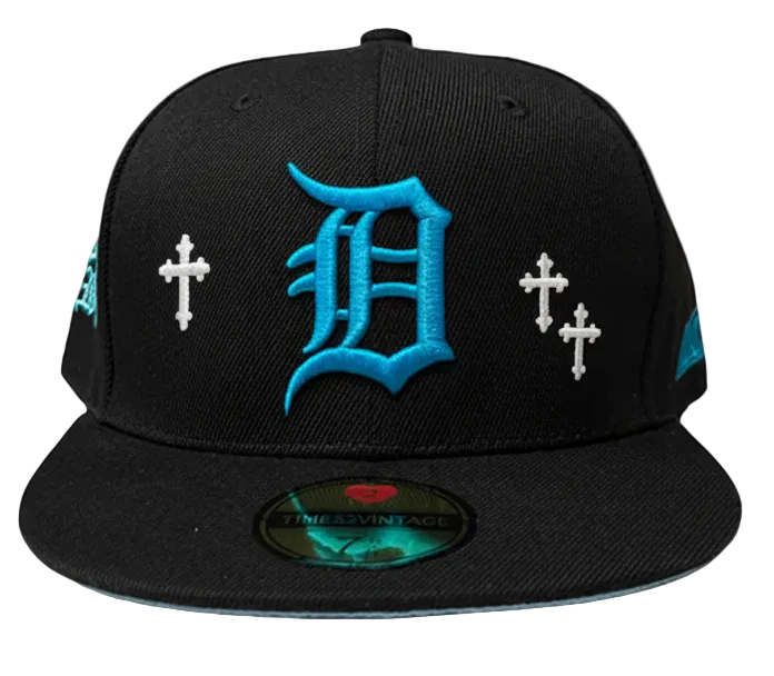 Times2Vintage I Love Detroit Black Fitted