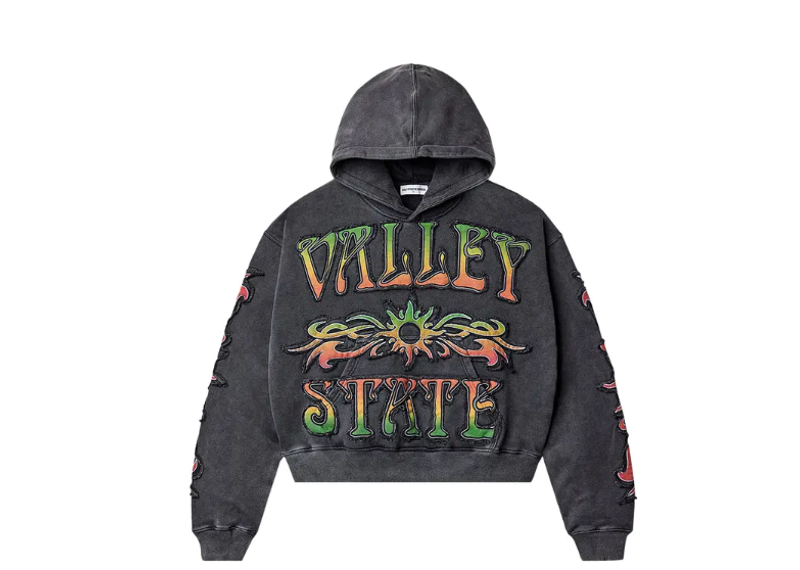 Vale Forever Tribal Pullover Hoodie Black