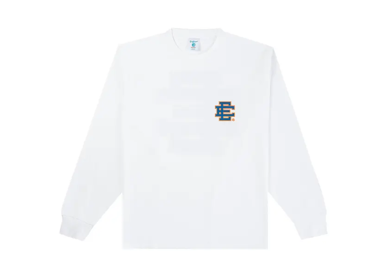 Eric Emanuel EE Long-Sleeve T-Shirt White/Blue