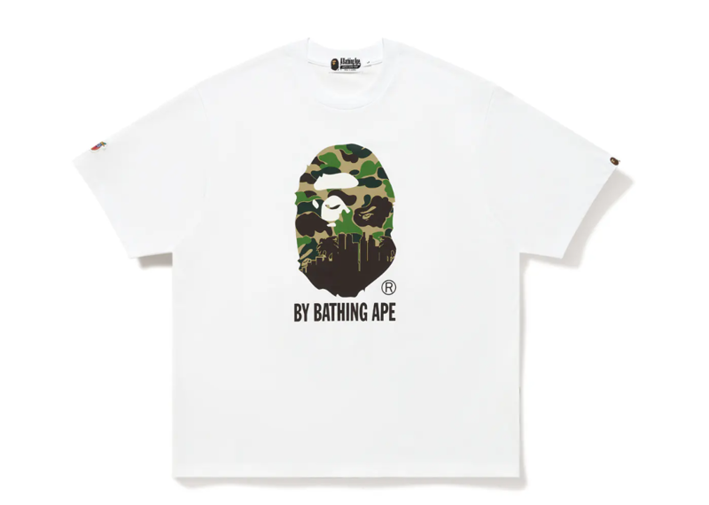 BAPE X JEFF HAMILTON ABC CAMO MULTI LOGO RELAXED FIT TEE