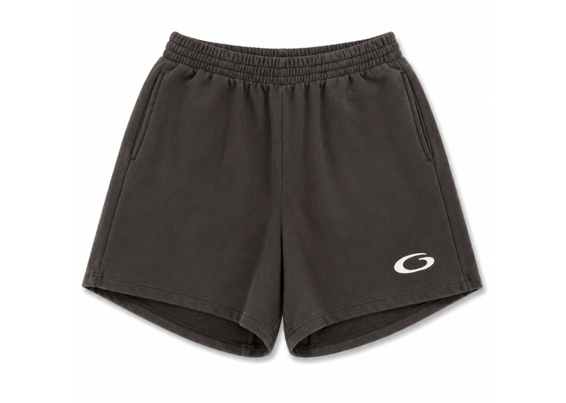 Balenciaga Mens Basketball Sweat Shorts Brown