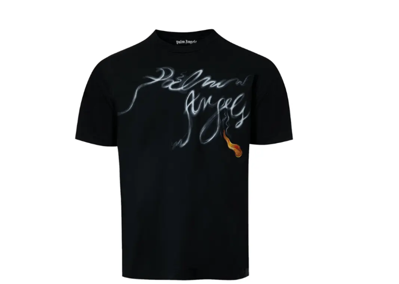 Palm Angels Foggy T-Shirt Black/White