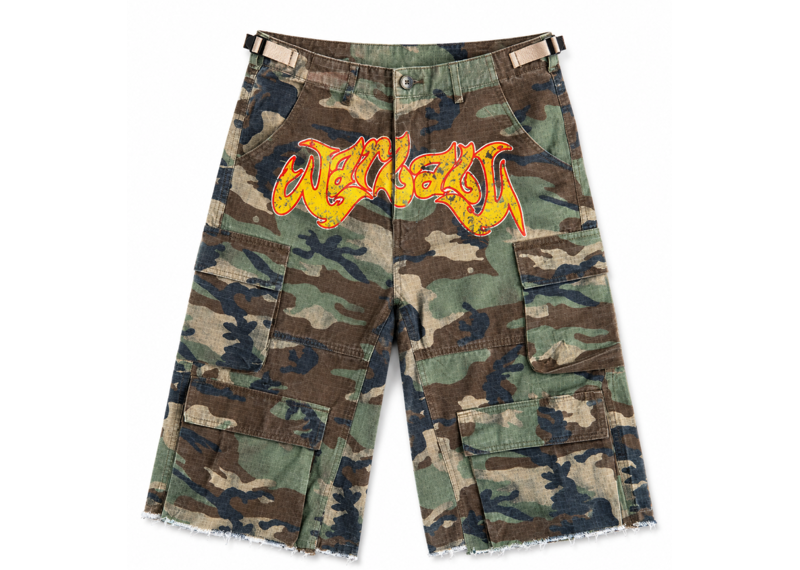BRAVEST STUDIOS War Baby Camo Cargo Shorts