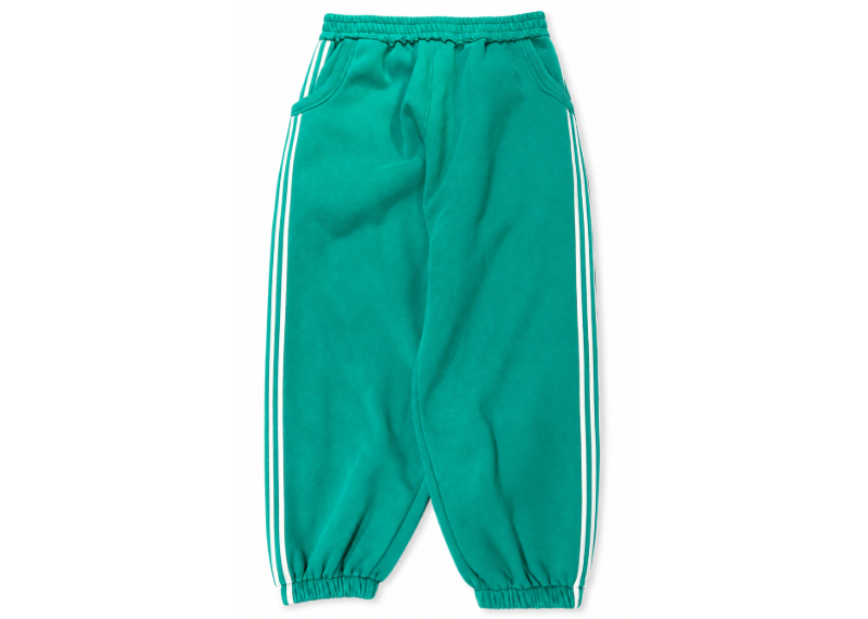 GV Gallery Raspberry Hills Lil Leon Scrunch Sweatpants Green Blank