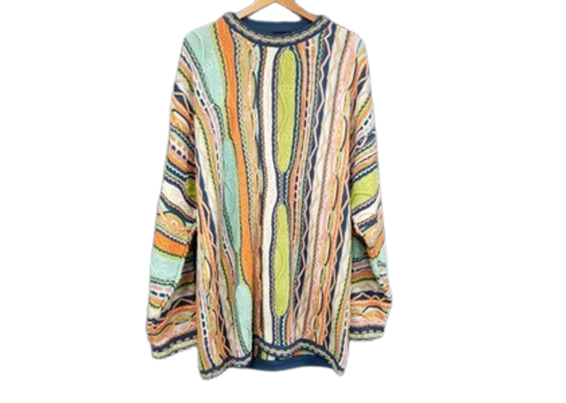 COOGI SWATER YELLOW/GREEN