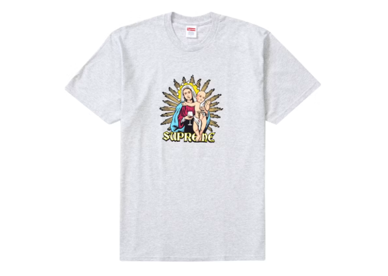 Supreme Blood Tee Ash Grey