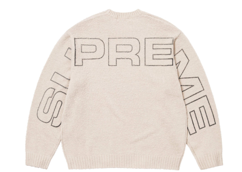 Supreme Pilled Sweater (SS26) Stone