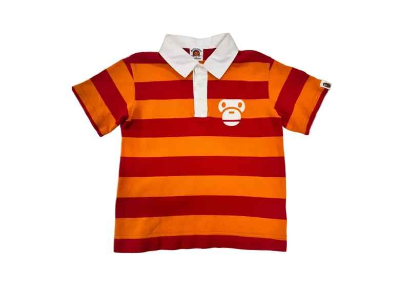 Kids Baby Milo Orange Polo Tee