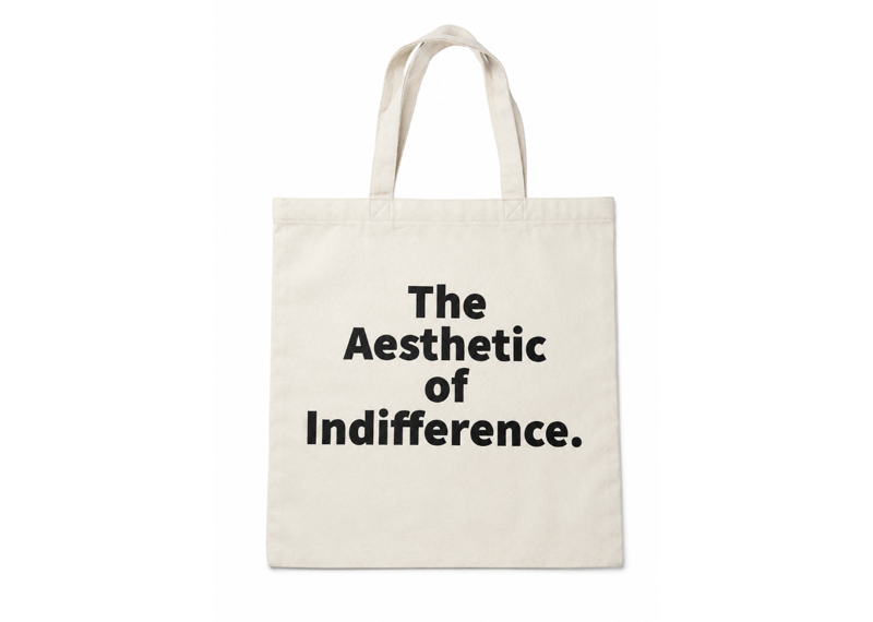 GALLERY DEPT. THE AESTHETIC OF INDIFFERENCE TOTE BAG
