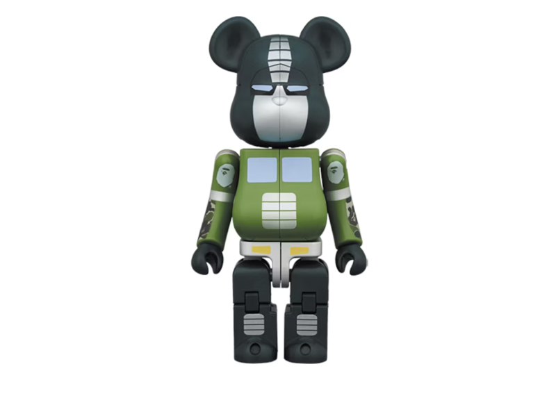BEARBRICK X TRANSFORMERS OPTIMUS PRIME X BAPE 200%
