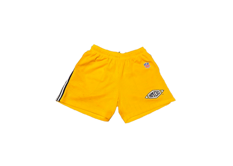 HMDDLA MESH SHORTS NFL BLUE LOGO SIDE PINS