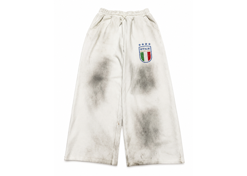 STILE ARMOR WHITE TRACK PANTS
