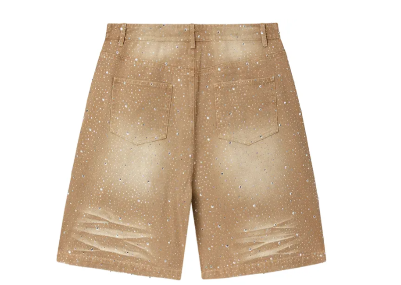 Vale Forever Sand Storm Jorts Tan
