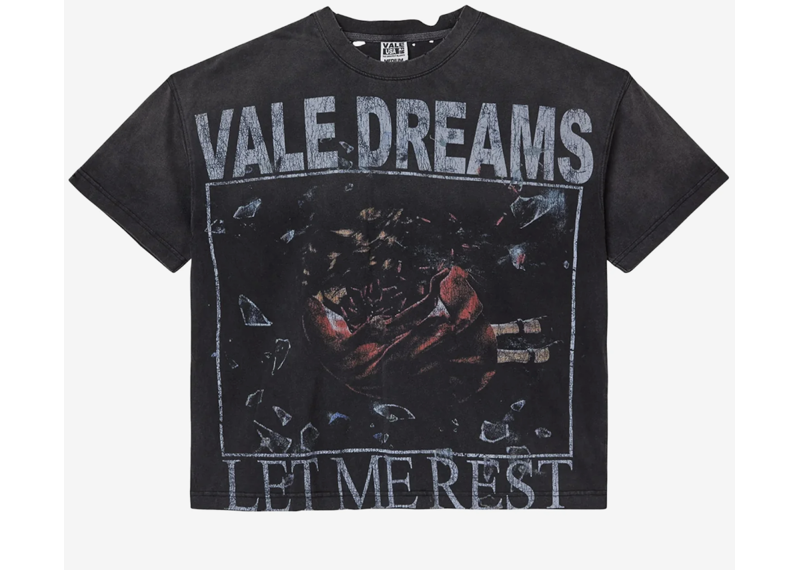 Vale Forever Red Dress Tee Vintage Black