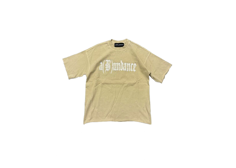 Abundance Cream Rhinestone Tee