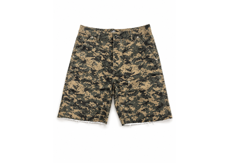 HMDD Double Knee Shorts Digital Camo