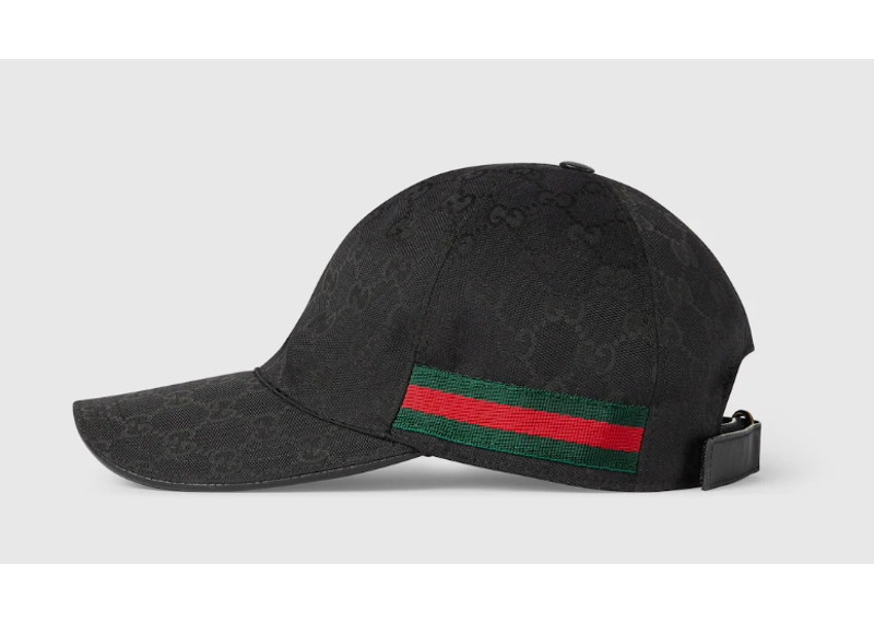 Gucci GG canvas baseball hat with Web