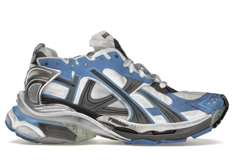 Balenciaga Runner Blue White Grey