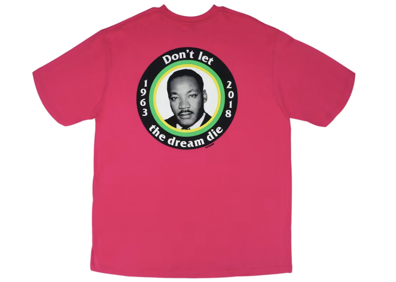 Supreme MLK Dream Tee Hot Pink