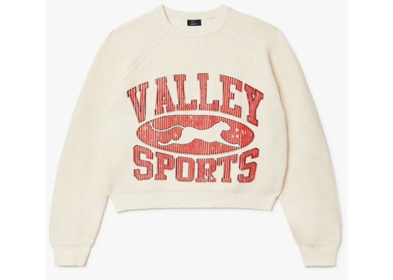 Vale Forever Cream Knit Car Long Sleeve
